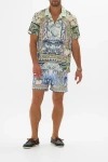 Hotel Franks By Camilla Mid Length Boardshort With Elastic Waist Jardim Party
