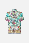Hotel Franks By Camilla Short Sleeve Camp Collared Shirt Gardens Of Queluz