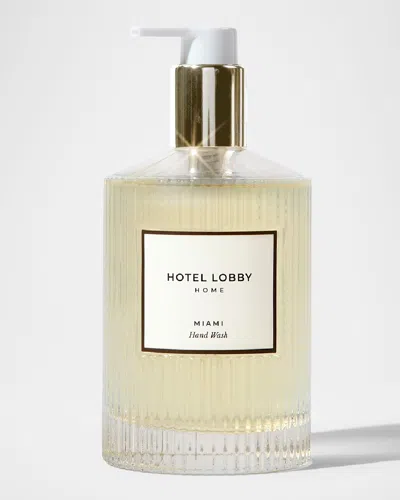 Hotel Lobby Candle Miami Hand Wash, 10.1 Oz. In White