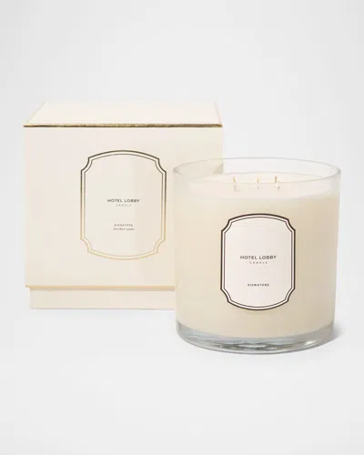 Hotel Lobby Candle Signature 5-wick Candle, 55 Oz. In Neutral