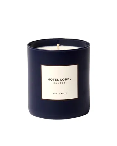 Hotel Lobby Paris Nuit Candle In Blue