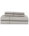 Hotel Luxury Concepts 500 Thread Count Solid Sateen 4pc Sheet Set In Gray