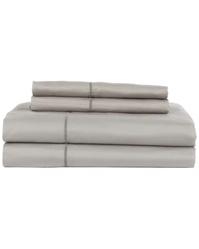Hotel Luxury Concepts 500 Thread Count Solid Sateen 4pc Sheet Set In Gray