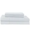 Hotel Luxury Concepts 500 Thread Count Solid Sateen 4pc Sheet Set In Blue