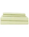 Hotel Luxury Concepts 500tc Solid Sateen 4pc Sheet Set In Green