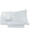 Hotel Luxury Concepts 700tc Solid Sateen Sheet Set In Blue