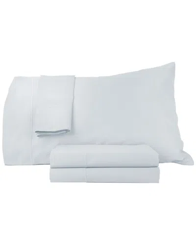 Hotel Luxury Concepts 700tc Solid Sateen Sheet Set In Blue
