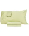 Hotel Luxury Concepts 700tc Solid Sateen Sheet Set In Blue