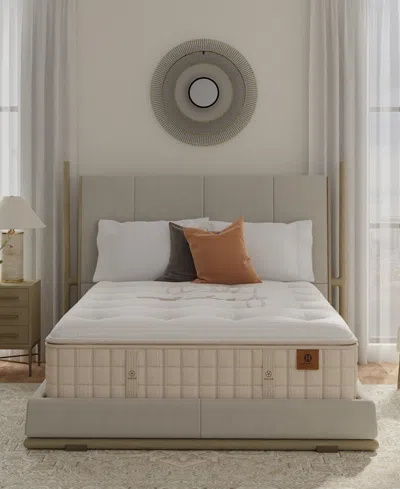 Hotel Natural Collection By King Koil Aster 16.5" Trim Line Medium Mattress, Queen, Exclusively At Macy's In Transparent
