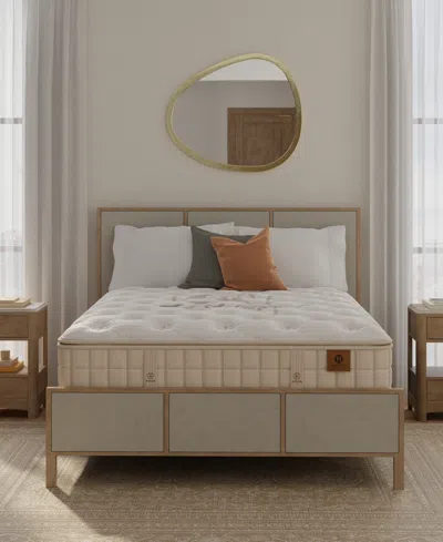 Hotel Natural Collection By King Koil Lotus 16" Trim Line Firm Mattress, Twin, Exclusively At Macy's In White