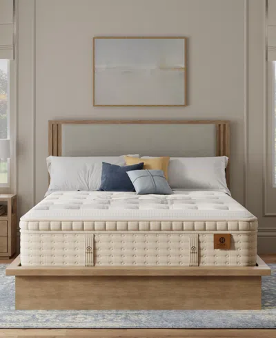 Hotel Natural Collection By King Koil Violet 16" Plush Euro Top Mattress, Twin, Exclusively At Macy's In White