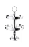 Hôtel Silver 2-tier Oyster Stand In Silver