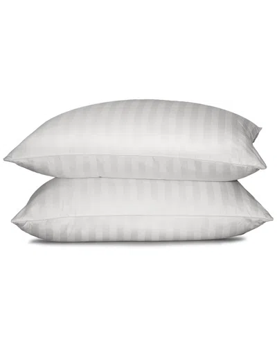 Hotel Suite Supreme 350 Tc Soft Fill Striped Down Pillow In Multi