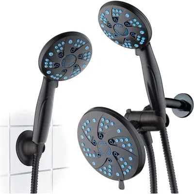 Hotelspa Dual Shower Head 2.5 Gpm Gpm In Chrome