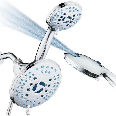 Hotelspa Dual Shower Head 2.5 Gpm Gpm In Chrome