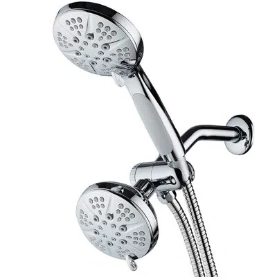 Hotelspa High Pressure Multi Function Dual Shower Head In Chrome