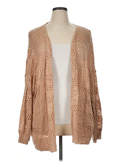 Pre-owned Hotouch Cardigan Sweater In Tan