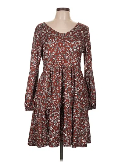 Pre-owned Hotouch Casual Dress In Brown