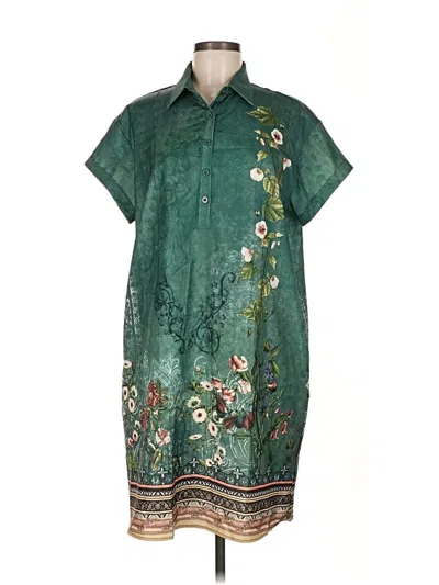 Pre-owned Hotouch Casual Dress In Green