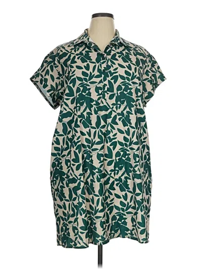 Pre-owned Hotouch Casual Dress In Green