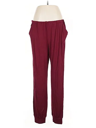 Pre-owned Hotouch Casual Pants In Burgundy