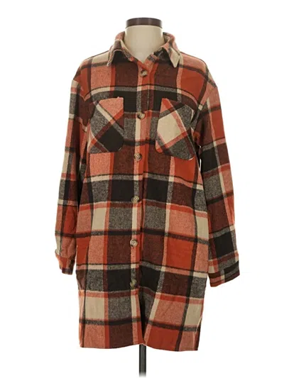 Pre-owned Hotouch Coat In Brown