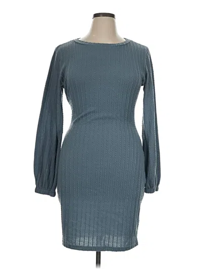 Pre-owned Hotouch Cocktail Dress In Teal
