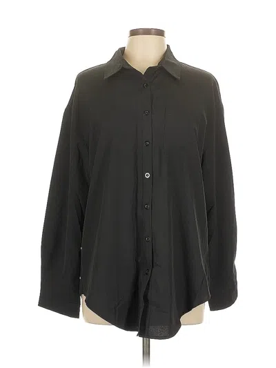 Pre-owned Hotouch Long Sleeve Blouse In Black