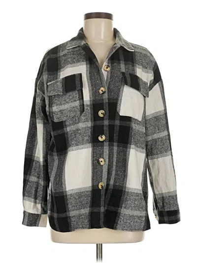 Pre-owned Hotouch Long Sleeve Blouse In Gray