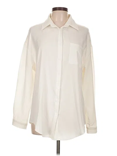 Pre-owned Hotouch Long Sleeve Blouse In Ivory