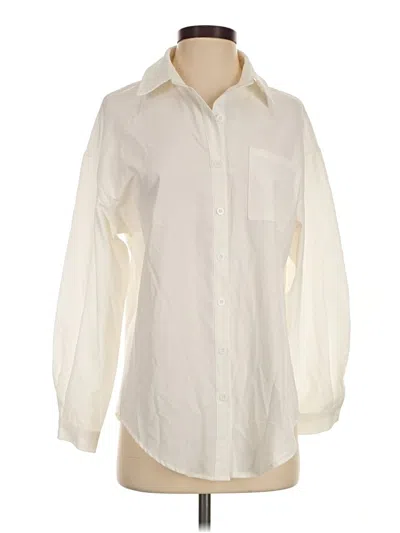 Pre-owned Hotouch Long Sleeve Blouse In Ivory