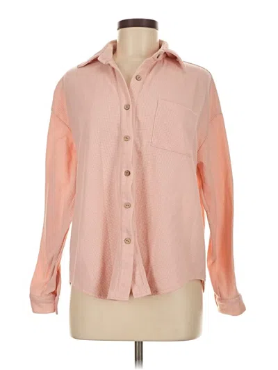 Pre-owned Hotouch Long Sleeve Blouse In Pink