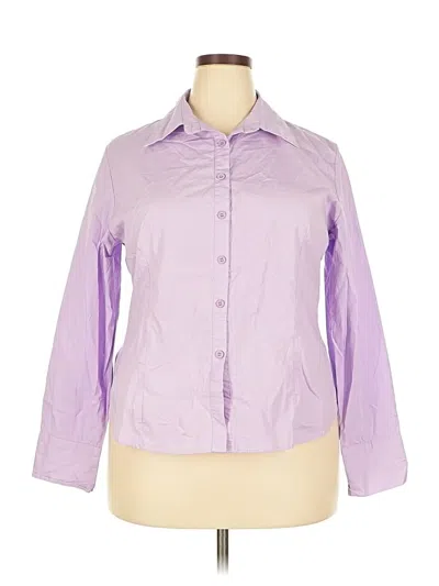 Pre-owned Hotouch Long Sleeve Blouse In Purple