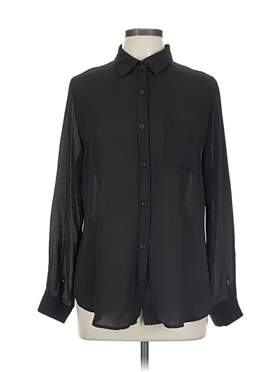 Pre-owned Hotouch Long Sleeve Button Down Shirt In Black