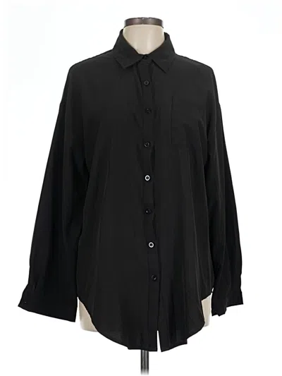 Pre-owned Hotouch Long Sleeve Button Down Shirt In Black