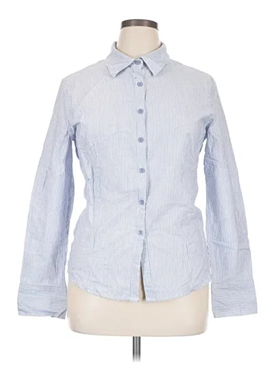 Pre-owned Hotouch Long Sleeve Button Down Shirt In Blue