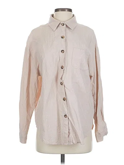 Pre-owned Hotouch Long Sleeve Button Down Shirt In Brown