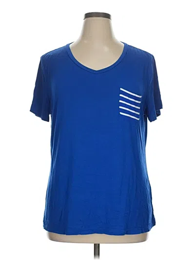Pre-owned Hotouch Short Sleeve T-shirt In Blue