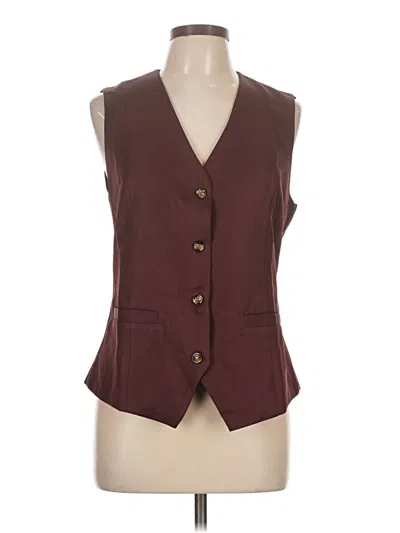 Pre-owned Hotouch Vest In Burgundy