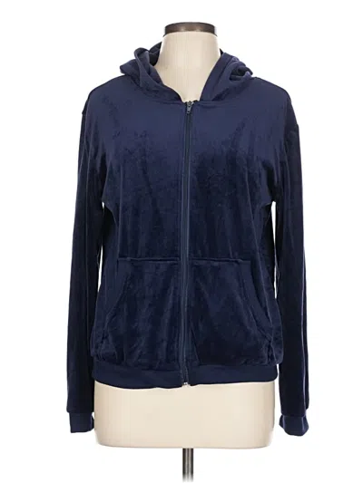 Pre-owned Hotouch Zip Up Hoodie In Blue