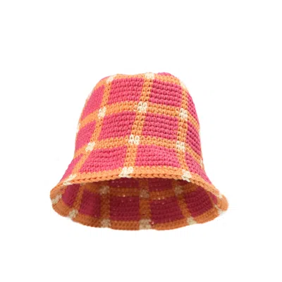 Hotpot Variety Women's Tequila Sunrise Bucket Hat In Pink
