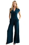 HOTSQUASH LONDON CLOTHING HOTSQUASH LONDON CLOTHING V-NECK WIDE LEG JUMPSUIT