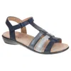 Hotter Women's Sol Sandals In Navy Multi