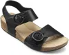 Hotter Women's Tourist Sandal In Black Multi