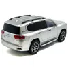 Hotwheels 1-24 Scale Diecast Model Car For Toyota Land Cruiser -silver Metallic With Sun Roof