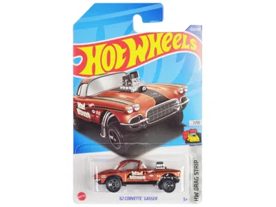 Hotwheels 1962 Chevrolet Corvette Gasser "mad Mouse" Copper Metallic With Black Stripes "hw Drag Strip" Series