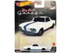 Hotwheels 1966 Chevrolet Corvair Yenko Stinger White With Blue Stripes "jay Lenoâ€s Garage" Diecast Model Car