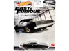 Hotwheels 1968 Dodge Charger R/t Matt Black With Gold Tail Stripe "fast & Furious" Series Diecast Model Car By