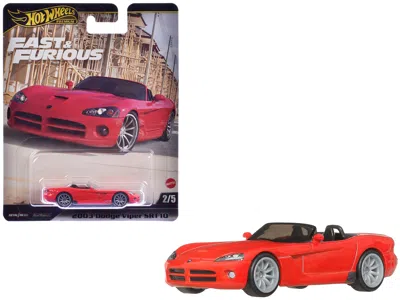 Hotwheels 2003 Dodge Viper Srt10 Red "the Fast And The Furious: Tokyo Drift" (2006) Movie "fast & Furious" Ser