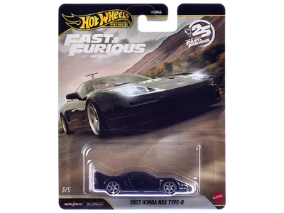 Hotwheels 2003 Honda Nsx Type-r Rhd (right Hand Drive) Black "fast Five" (2011) Movie "fast & Furious" Series 